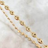 Cadena GC 9.1gr / 45cm / 4.7mm Diamantada Oro Amarillo 18K ©