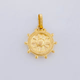 Dije Timón 0.9g / 3/4 in Oro Amarillo 18K