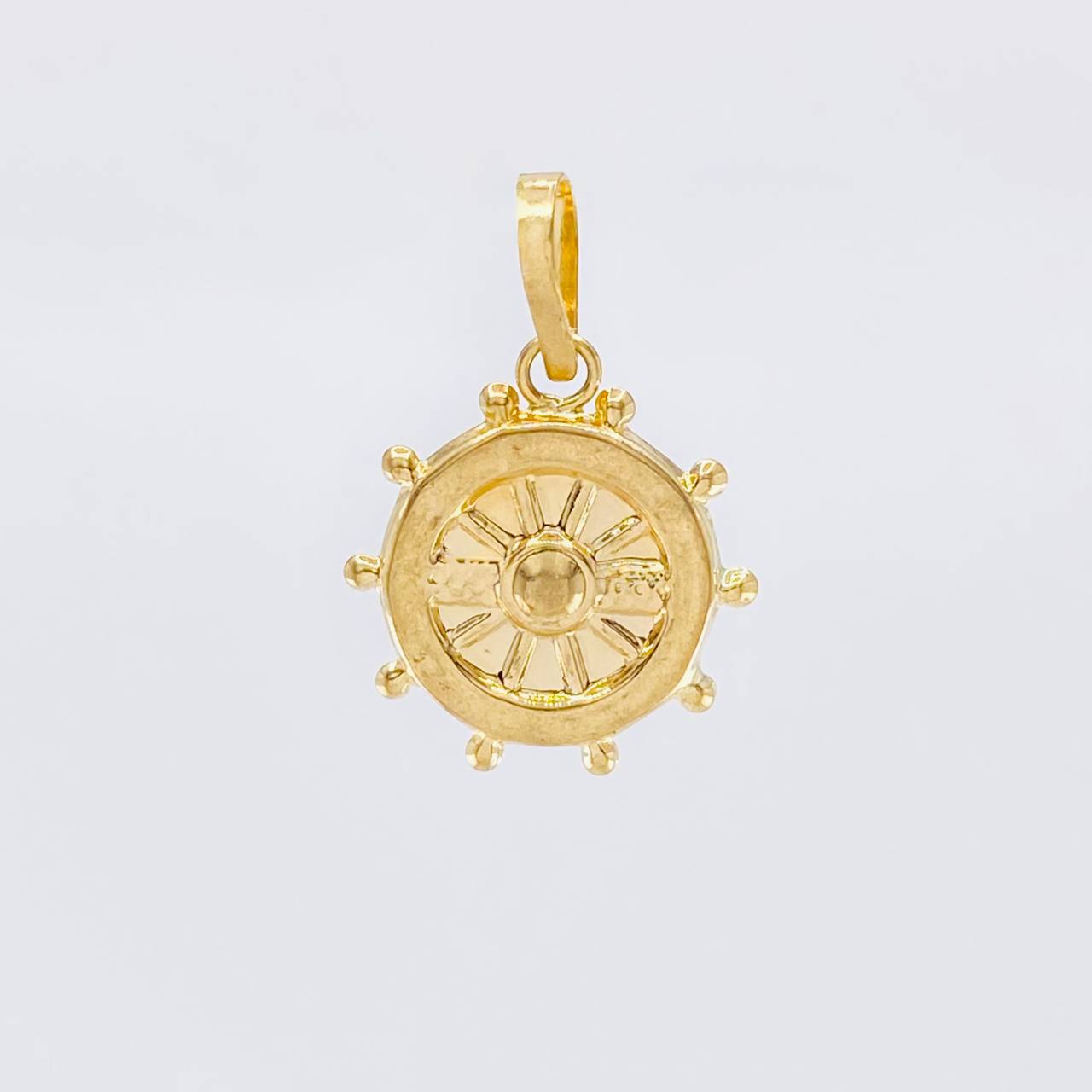 Dije Timón 0.9g / 3/4 in Oro Amarillo 18K