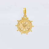 Dije Timón 0.9g / 3/4 in Oro Amarillo 18K