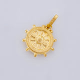 Dije Timón 0.9g / 3/4 in Oro Amarillo 18K