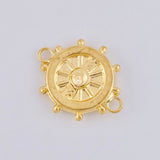 Herraje Timón 0.85g / 3/4 in Oro Amarillo 18K