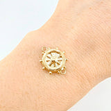 Herraje Timón 0.85g / 3/4 in Oro Amarillo 18K