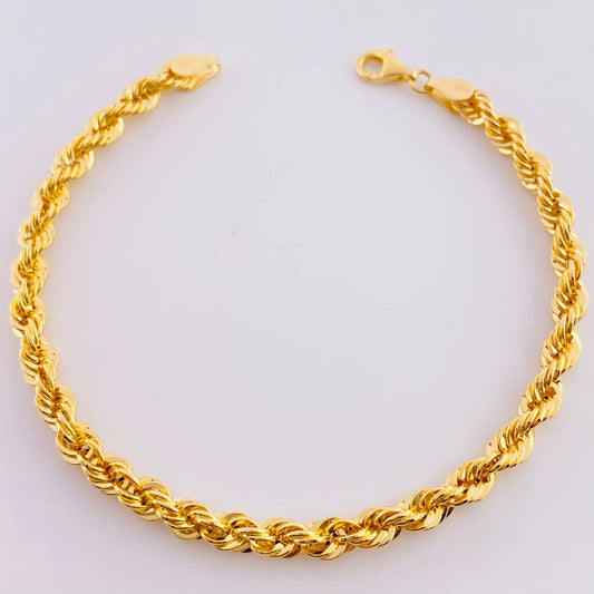 Pulso Lazo 4.65g / 7 3/4 in / 4.4mm Oro Amarillo 18K