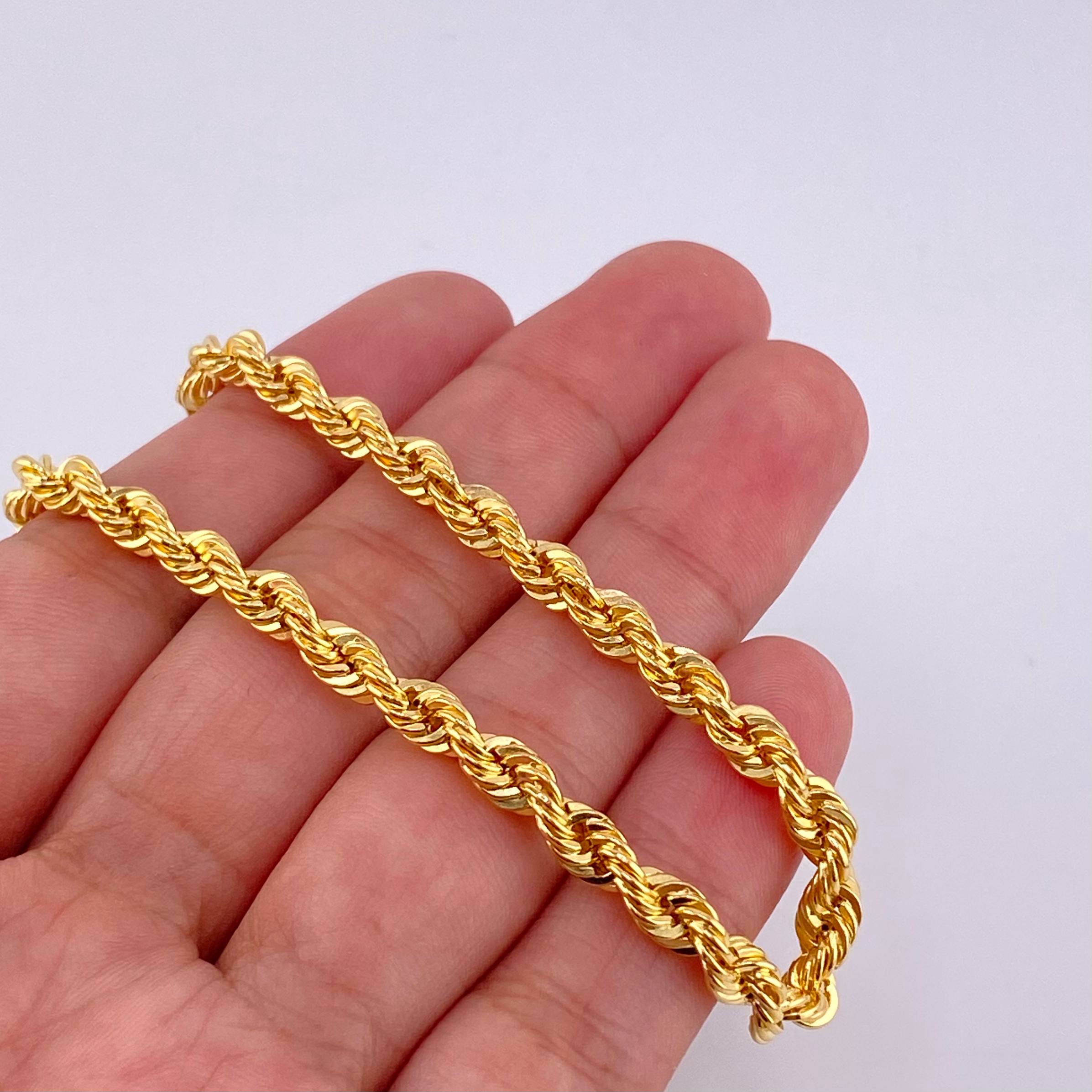 Pulso Lazo 4.65g / 7 1/2 in / 4.4mm Oro Amarillo 18K
