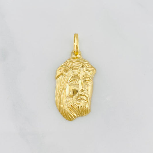 Dije Rostro cristo 1.65g / 1 1/4 in Oro Amarillo 18K