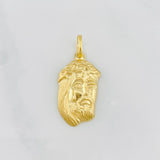 Dije Rostro cristo 1.65g / 1 1/4 in Oro Amarillo 18K