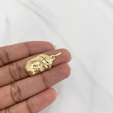 Dije Rostro cristo 1.65g / 1 1/4 in Oro Amarillo 18K