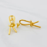 Topos Moño 3.25g / in / 1.8mm Oro Amarillo 18K