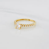Anillo Solitario Churumbela 1.85g / T6 3/4 Oro Amarillo 18K