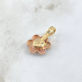 Pendant Happy Face Flower Mobile 4.35gr / 3cm / Multicolor 18K Yellow Gold
