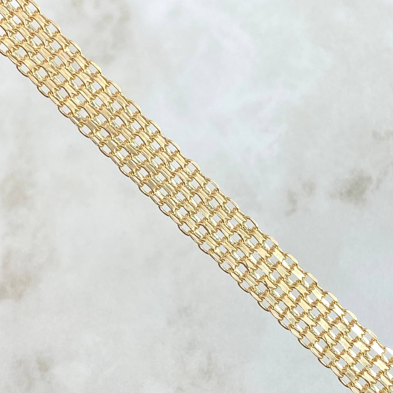 Pulso Chino 12.85gr / 22cm / 9mm Oro Amarillo +0 18K ©
