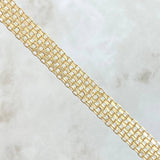 Pulso Chino 12.85gr / 22cm / 9mm Oro Amarillo +0 18K ©