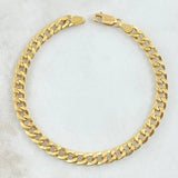 Cuban Links Bracelet 6.4gr / 22cm / 6mm Yellow Gold +0 18K ©