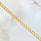 Pulso Cubano 5.3gr / 21cm / 5.7mm Oro Amarillo +0 18K *