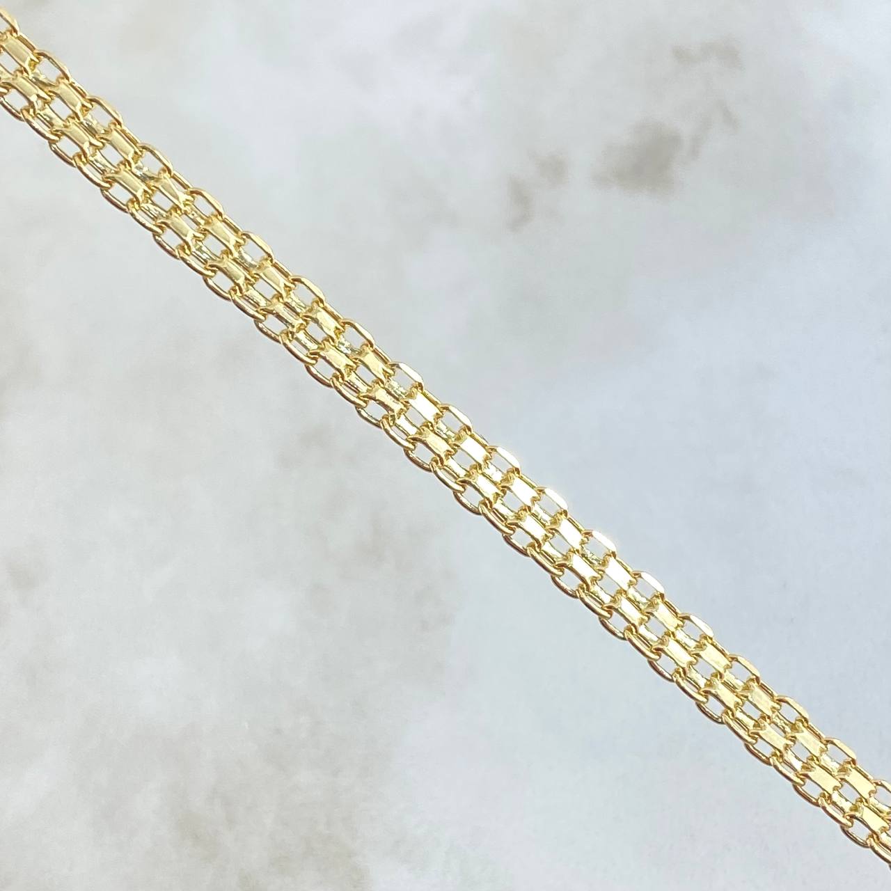 Pulso Chino 3.95gr / 20.5cm / 4.6mm Oro Amarillo +0 18K *