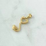 Pendant Medical Stethoscope 2.45gr / 2.8cm Yellow Gold Silhouette (Offer)