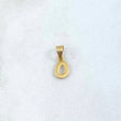 Pendant Letter O 0.3gr/1.5cm Smooth Yellow Gold (Offer)