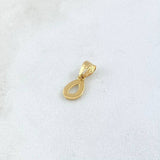 Pendant Letter O 0.3gr/1.5cm Smooth Yellow Gold (Offer)