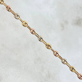 Bracelet GC 2.4gr / 7 3/4 in / Three 18K Golds