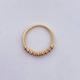 Churumbela Ring 1.4gr / Size 6 / Rubies 27 Pts 18K Yellow Gold (Jewel) &