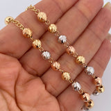 Rosary Virgin Mary 24gr / 23.6in / 18K Gold $