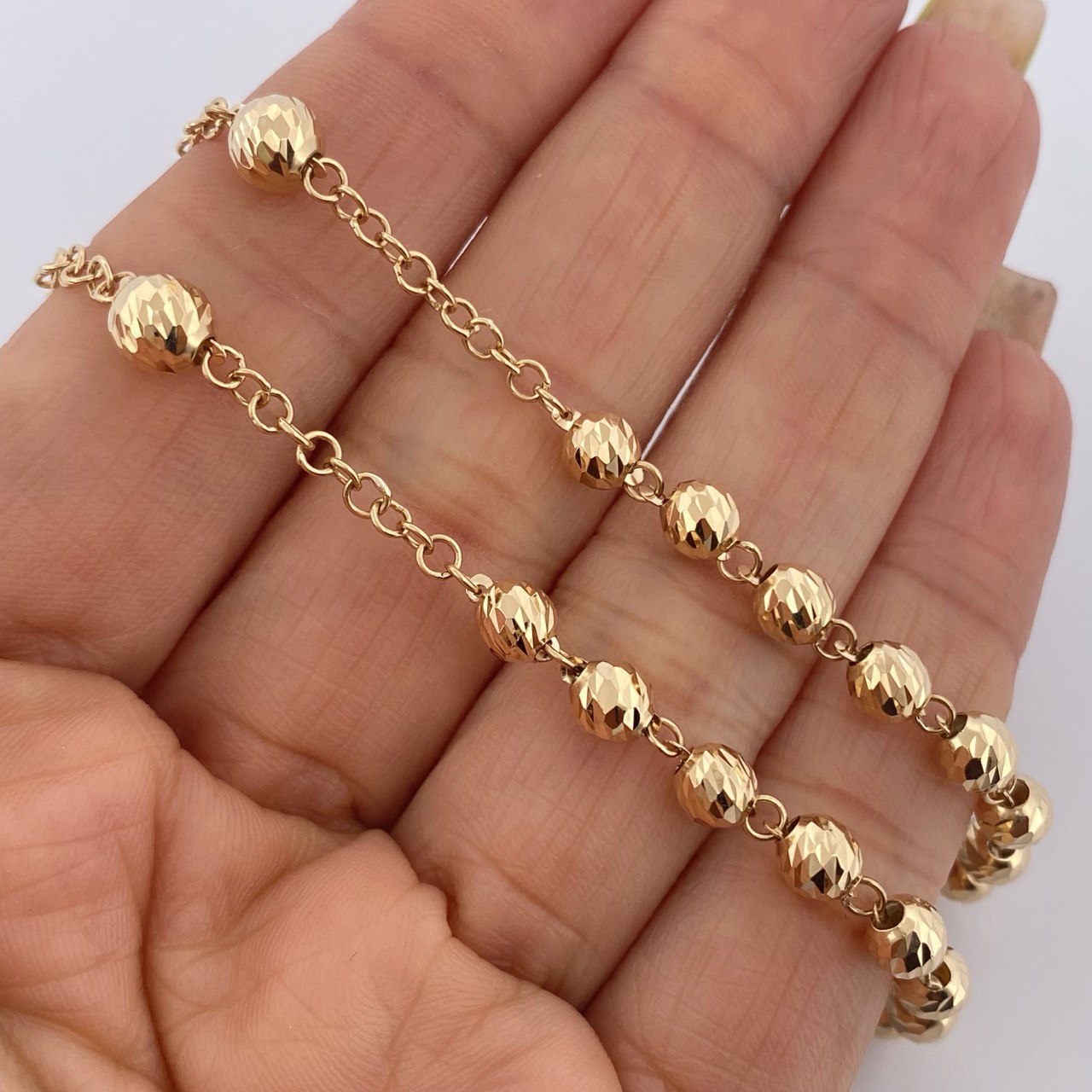 Rosario Virgen de Guadalupe 18.8gr / 60cm / Oro 18K $