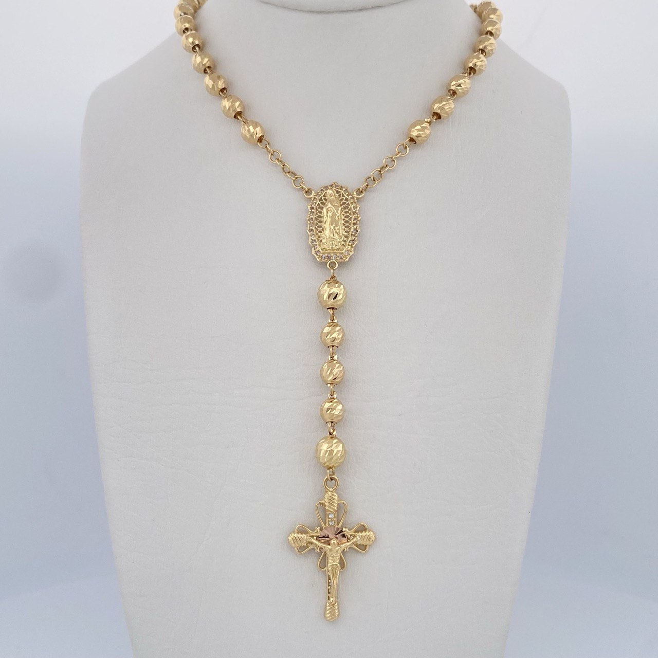 Rosario Virgen de Guadalupe 18.8gr / 60cm / Oro 18K $