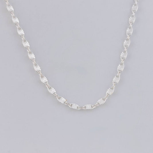 Cadena Plana Diamantada 2.75g / 46cm / 2.3mm Plata 925