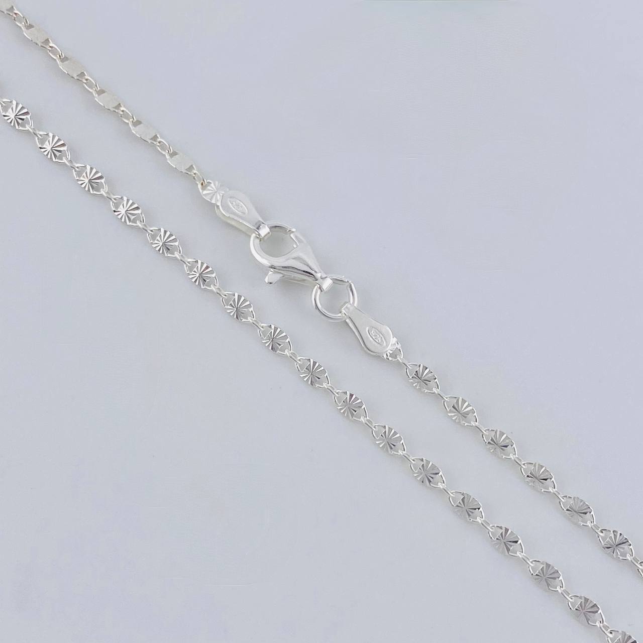 Flat Anchor Chain Diamond Cut 2.7g / 18 in / 2.3mm Silver 925