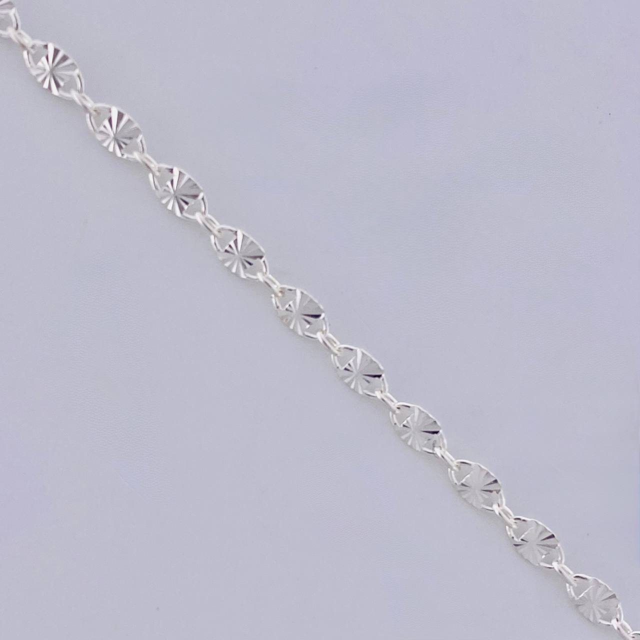 Flat Anchor Chain Diamond Cut 2.7g / 18 in / 2.3mm Silver 925