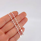 Flat Anchor Chain Diamond Cut 2.7g / 18 in / 2.3mm Silver 925