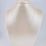 Cadena Veneciana 1.2g / 17 3/4 in / 0.8mm Plata 925