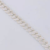 Pulso Cubano 16.7g / 18.3cm / 8.2mm Plata 925