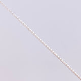Cadena Veneciana Dije Gota 1.85g / 18 in / 0.75mm Plata 925