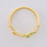Anillo Nudo Cubano 2.5g / T8 Oro Amarillo 18K