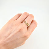 Anillo Nudo Cubano 2.5g / T8 Oro Amarillo 18K