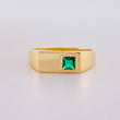 Rectangular Bezel Ring 5.25g / Size 12 Yellow Gold 18K