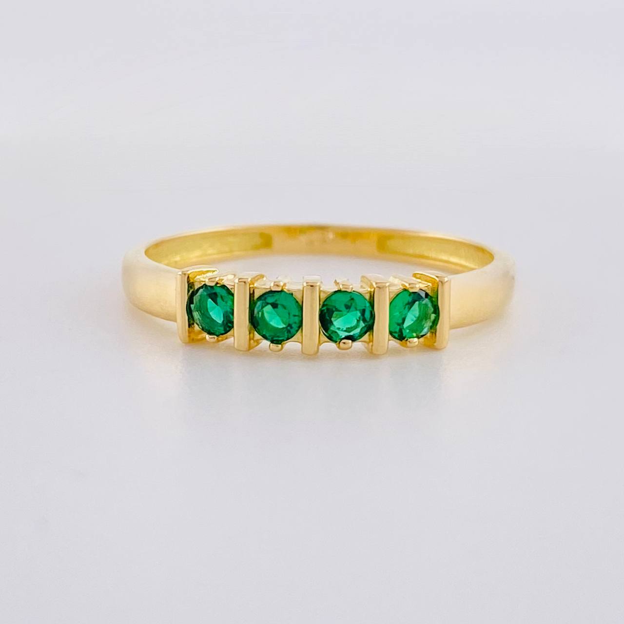Anillo Churumbela Cuadrada 2.05g / T7 Oro Amarillo 18K