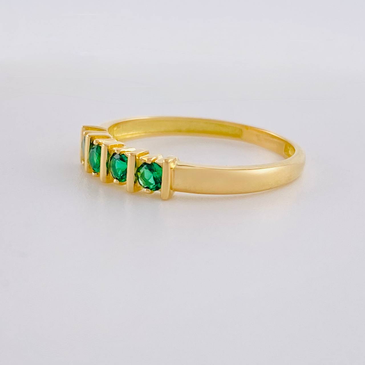 Anillo Churumbela Cuadrada 2.05g / T7 Oro Amarillo 18K