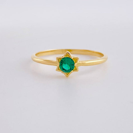 Star Ring 1.4g / T6 1/4 Yellow Gold 18K