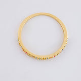 Anillo Media Churumbela 1g / T6 1/2 Oro Amarillo 18K