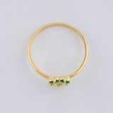Anillo Flor Septima 1.45g / T6 Oro Amarillo 18K