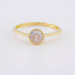 Anillo Solitario Ovalado 1.4g / T6 1/4 Oro Amarillo 18K