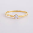 Solitaire Ring 1.25g / T6 1/4 Yellow Gold 18K