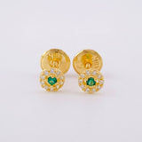 Topos Halo 0.5g / in / 4.4mm Oro Amarillo 18K