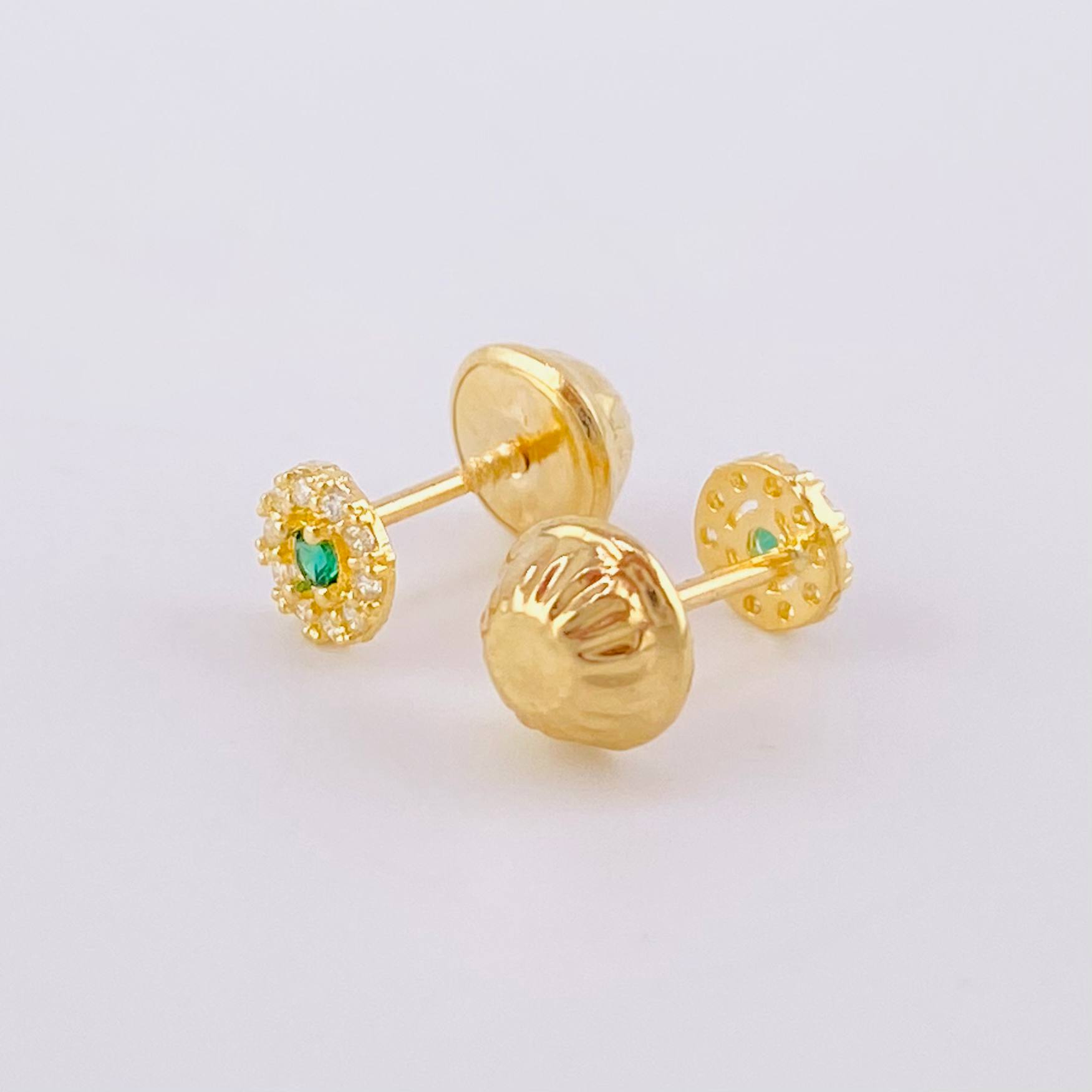 Topos Halo 0.5g / in / 4.4mm Oro Amarillo 18K