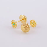 Topos Halo 0.5g / in / 4.4mm Oro Amarillo 18K