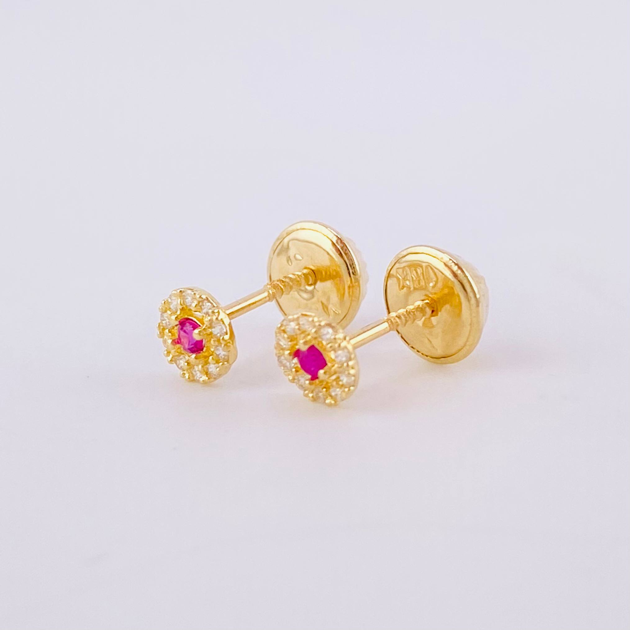 Topos Halo 0.55g / in / 4.4mm Oro Amarillo 18K