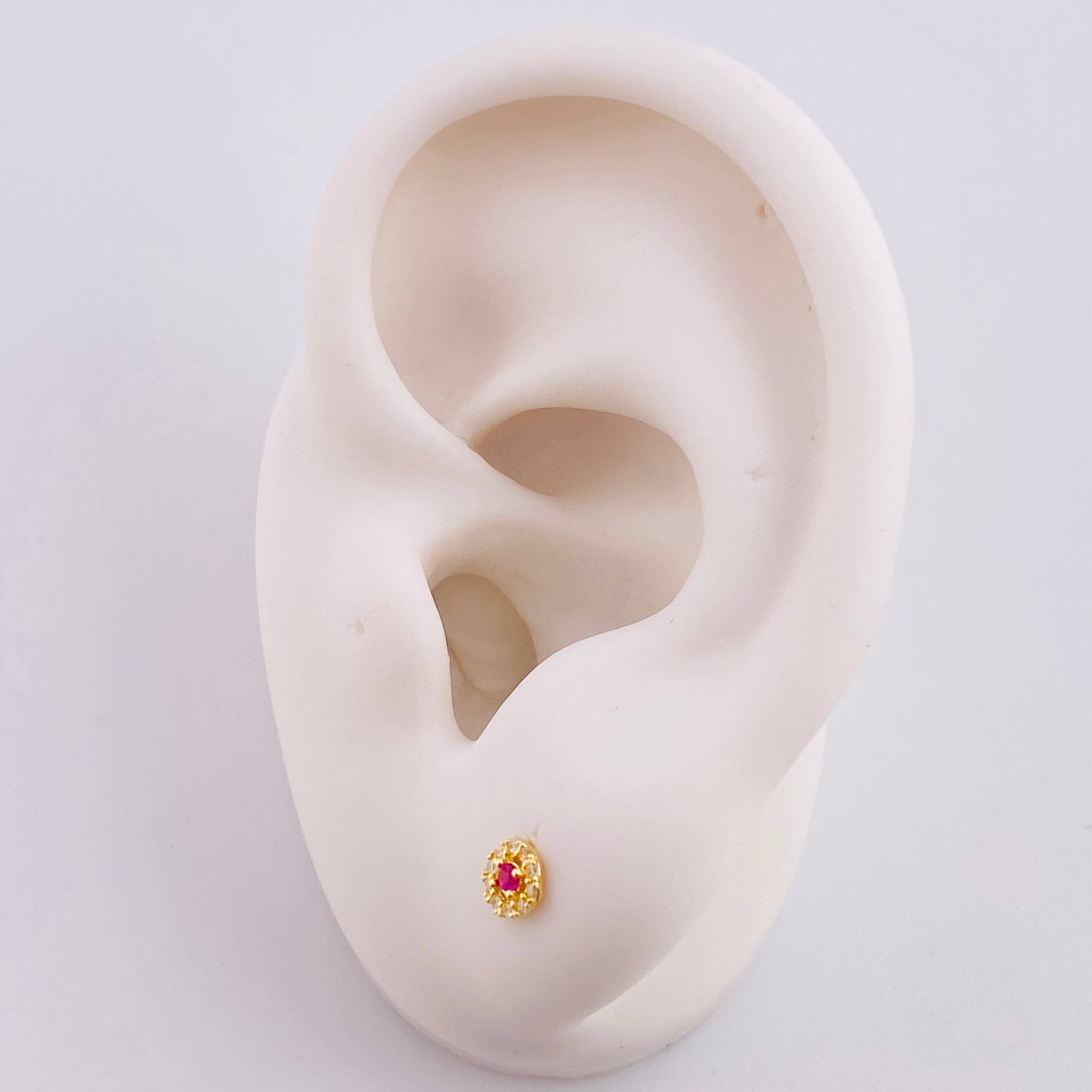Topos Halo 0.55g / in / 4.4mm Oro Amarillo 18K